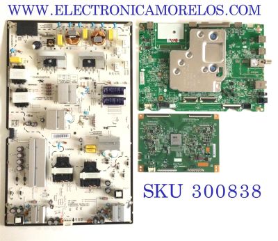 KIT DE TARJETAS PARA TV LG SMART TV / MAIN EBT66676501 / EAX69462005 / FUENTE EAY65895651 / LGP82T-21U1 / EPCD27CB1A / 3PCR02851A / T-CON AKKDK1013 / B002EA202 / PANEL NC820TQF-VXKH1 / MODELO 82UP8770PUA / 82UP8770PUA.BUSJLKR